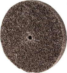 3M - 2" Diam, 1/4" Face Width, 1/8" Center Hole, Medium Grade, Aluminum Oxide Deburring Wheel - Unitized, Hard Density 7 Grade, 22,100 RPM - Industrial Tool & Supply