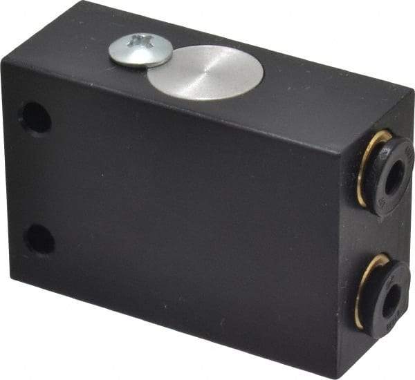 Mead - 0.11 CV Rate & 100 Max psi Binary Air Valve - Alternating Outputs - Industrial Tool & Supply