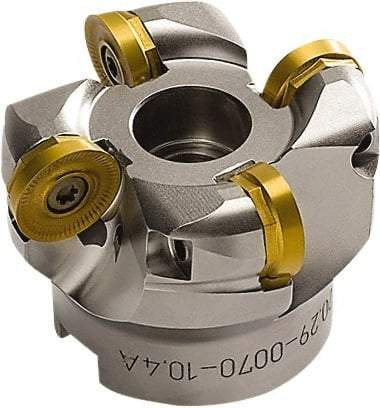 Seco - 2-1/2" Cut Diam, 0.394" Max Depth, 3/4" Arbor Hole, 4 Inserts, RP.. 2006 Insert Style, Indexable Copy Face Mill - 5,800 Max RPM, 2" High, Through Coolant - Industrial Tool & Supply