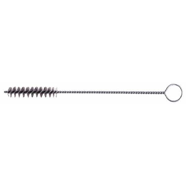 Red Head - 4" Long x 1/2" Diam Nylon Spiral Brush - Industrial Tool & Supply