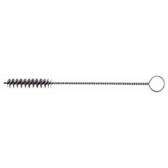 Red Head - 4" Long x 1/2" Diam Nylon Spiral Brush - Industrial Tool & Supply