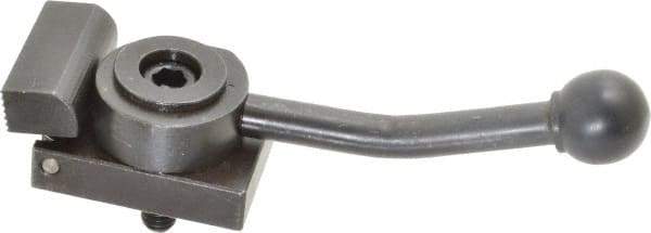 Gibraltar - 5/16-18 Stud, Standard Base, Steel Cam Action Clamp - 1-3/4" Base Len x 1" Base Height, 5" Len with Handle x 1-5/8" Height with Handle x 1-1/4" Overall Width, 1/8" Projection from Base - Industrial Tool & Supply