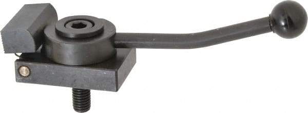 Gibraltar - 1/2-13 Stud, Standard Base, Steel Cam Action Clamp - 2-3/4" Base Len x 1-1/2" Base Height, 7-1/2" Len with Handle x 2-1/2" Height with Handle x 1-7/8" Overall Width, 5/32" Projection from Base - Industrial Tool & Supply