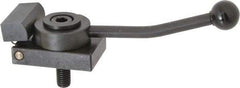 Gibraltar - 1/2-13 Stud, Standard Base, Steel Cam Action Clamp - 2-3/4" Base Len x 1-1/2" Base Height, 7-1/2" Len with Handle x 2-1/2" Height with Handle x 1-7/8" Overall Width, 5/32" Projection from Base - Industrial Tool & Supply