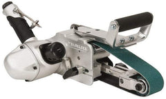 Dynabrade - 1 to 2 x 30 Inch, 7,200 RPM Air Belt Sander - 2 Hp, 1/2 NPT Inlet, 70 CFM Air Consumption, 4,700 FPM Speed - Industrial Tool & Supply
