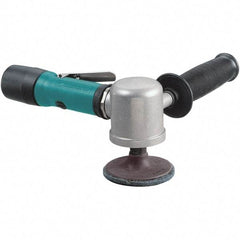 Dynabrade - 3" Max Disc, 15,000 RPM, Pneumatic Handheld Disc Sander - 33 CFM, 1/4 NPT Inlet, 0.55 hp, 90 psi - Industrial Tool & Supply