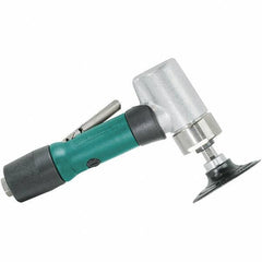 Dynabrade - 3" Max Disc, 15,000 RPM, Pneumatic Handheld Disc Sander - 32 CFM, 1/4 NPT Inlet, 0.7 hp, 90 psi - Industrial Tool & Supply