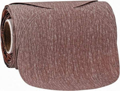 Norton - 3-1/2" Diam, 400 Grit Aluminum Oxide Adhesive PSA Disc - Super Fine Grade, Natural, B Weighted Backing, Flexible - Industrial Tool & Supply