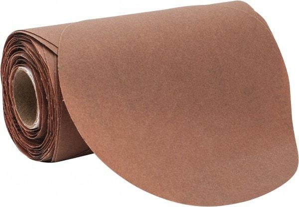 Norton - 5" Diam, 500 Grit Aluminum Oxide Adhesive PSA Disc - Super Fine Grade, Brown, B Weighted Backing, Flexible - Industrial Tool & Supply