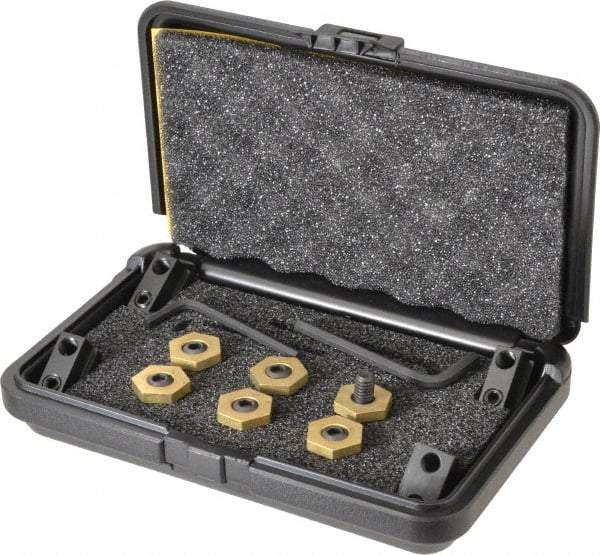 Mitee-Bite - 12 Piece Fixture Clamp T-Slot Kit with 5/8" Step Block, 7/16" T-Slot, 5/16-18 Stud Thread - 0.19" Nut Width - Industrial Tool & Supply
