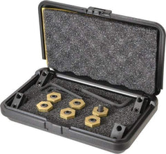 Mitee-Bite - 12 Piece Fixture Clamp T-Slot Kit with 5/8" Step Block, 7/16" T-Slot, 5/16-18 Stud Thread - 0.19" Nut Width - Industrial Tool & Supply