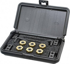 Mitee-Bite - 12 Piece Fixture Clamp T-Slot Kit with 7/8" Step Block, 9/16" T-Slot, 3/8-16 Stud Thread - 1/4" Nut Width - Industrial Tool & Supply