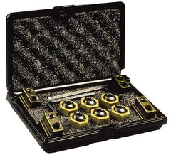 Mitee-Bite - 12 Piece Fixture Clamp T-Slot Kit with 3/4" Step Block, 1/2" T-Slot, 3/8-16 Stud Thread - 1/4" Nut Width - Industrial Tool & Supply