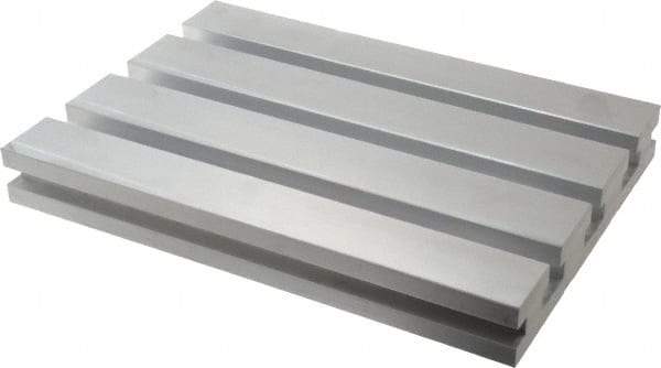 Mitee-Bite - 330.2mm Long x 228.6mm Wide x 37.6mm High Aluminum Fixture Plate - 12.7mm Plate Thickness - Industrial Tool & Supply