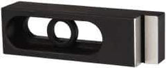 Mitee-Bite - 1/2" Stud, Stainless Steel, Plain Strap Clamp - 1.68" Travel, 3-3/4" OAL x 1.12" Wide x 0.87" High, Stepped Nose - Industrial Tool & Supply
