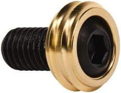 Mitee-Bite - 1/2-13 Screw, 3/8" Clamp Height, 1" Clamp Width, Knife Edge Clamps - 0.9" Extension Length, 4,000 Lb Holding Force, Steel, 8 Clamps - Industrial Tool & Supply