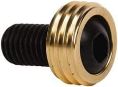 Mitee-Bite - 5/8-11 Screw, 1/2" Clamp Height, 1.187" Clamp Width, Knife Edge Clamps - 1-1/8" Extension Length, 6,000 Lb Holding Force, Steel, 4 Clamps - Industrial Tool & Supply