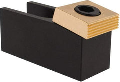 Mitee-Bite - 1-1/2" Wide x 1.62" High, Tapered, U Shaped Strap Clamp - 1.82" Travel, 3.8" OAL, 1.82" Slot Length - Industrial Tool & Supply