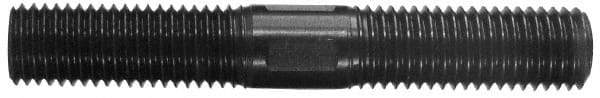 Gibraltar - M16x2.0 250mm OAL Equal Double Threaded Stud - Alloy Steel, Black Oxide Finish, 47mm Equal Thread Length, Metric - Industrial Tool & Supply