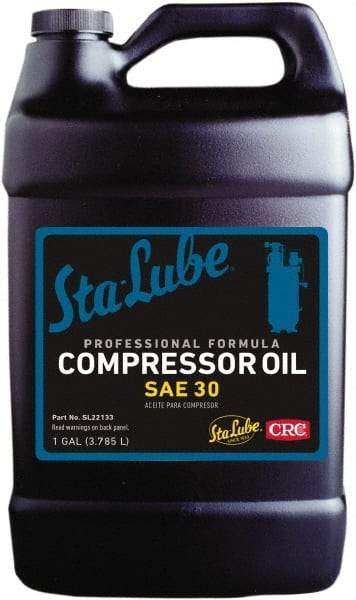 CRC - 1 Gal Bottle, ISO 100, SAE 30W, Air Compressor Oil - Industrial Tool & Supply