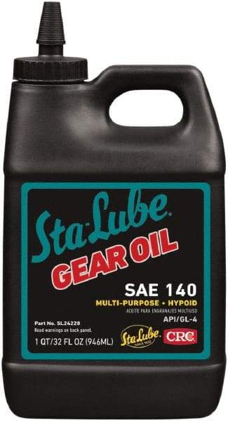 CRC - Bottle, Mineral Gear Oil - 27.5 St Viscosity at 100°C, ISO 460 - Industrial Tool & Supply