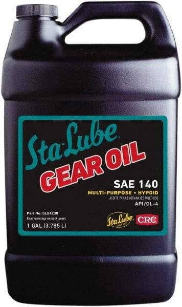 CRC - 1 Gal Bottle, Mineral Gear Oil - 27.5 St Viscosity at 100°C, ISO 460 - Industrial Tool & Supply