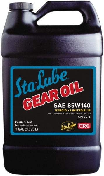 CRC - 1 Gal Bottle, Mineral Gear Oil - 27 St Viscosity at 100°C, ISO 460 - Industrial Tool & Supply