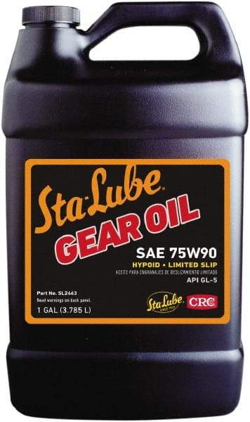 CRC - 1 Gal Bottle, Mineral Gear Oil - 70 SUS Viscosity at 40°C - Industrial Tool & Supply