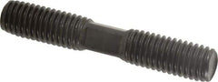 Value Collection - 3/8-16 4" OAL Fully Threaded Stud - Steel, Uncoated, 4" Long Thread Length - Industrial Tool & Supply