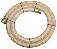 Alliance Hose & Rubber - -10 to 130°F, 2" Inside x 2.34" Outside Diam, PVC Liquid Suction & Discharge Hose - Clear, 20' Long, 28 Vacuum Rating, 70 psi Working Pressure - Industrial Tool & Supply