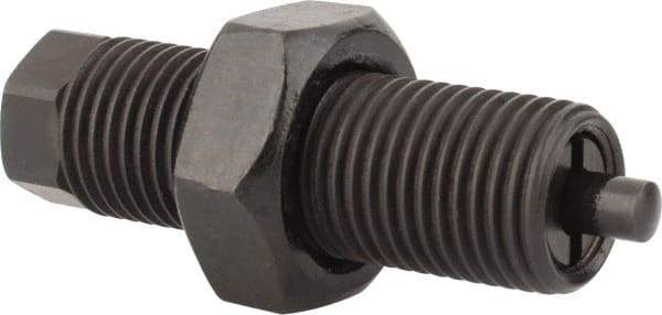 De-Sta-Co - 7/32" Stroke Len, 0.02 Cu In Volume, 0.11 Sq In Effective Piston Area, Hydraulic, Single Acting, Threaded Body Clamp Cylinder - 279 Lb at 3,000 psig Max Output, 1.41" Body Thread Len, 1.66" OAL, 0.19" Projection Len, 0.15" Projection Diam - Industrial Tool & Supply