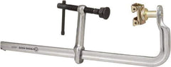 Strong Hand Tools - 5-1/2" Deep Throat, 20-1/2" Max Capacity, 4 in 1 Sliding Arm Clamp - 2,400 Lb Clamping Pressure, 20mm Spindle Diam - Industrial Tool & Supply
