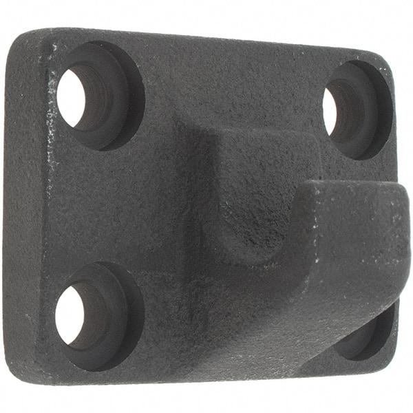 De-Sta-Co - 1 Lb Capacity, 0.41" Mounting Hole, Steel Clamp Latch Plate & Hook Assembly - 3.13" Base Length x 2.26" Base Width - Industrial Tool & Supply