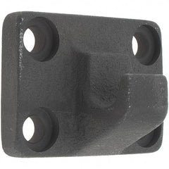 De-Sta-Co - 1 Lb Capacity, 0.41" Mounting Hole, Steel Clamp Latch Plate & Hook Assembly - 3.13" Base Length x 2.26" Base Width - Industrial Tool & Supply