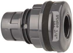 Value Collection - 3/4" PVC Plastic Pipe Tank Adapter - Schedule 80, FIPT x FIPT End Connections - Industrial Tool & Supply