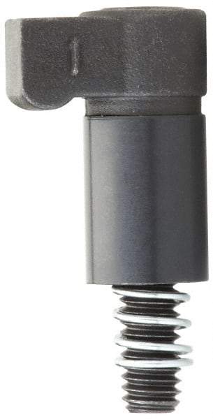 Gibraltar - 5/16-18 Thread, 0.624" Body Diam, 1-3/8" Body Length, Cap Screw Hook Clamp Assembly - 1/2" Height of Clamp Face, 7/16" Width of Clamp Face, Black Oxide Coating, Carbon Alloy Steel - Industrial Tool & Supply
