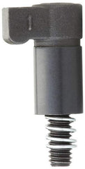 Gibraltar - 5/16-18 Thread, 0.624" Body Diam, 1-3/8" Body Length, Cap Screw Hook Clamp Assembly - 1/2" Height of Clamp Face, 7/16" Width of Clamp Face, Black Oxide Coating, Carbon Alloy Steel - Industrial Tool & Supply
