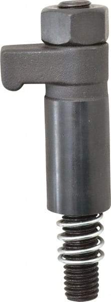 Gibraltar - 1/2-13 Thread, 0.874" Body Diam, 2-1/4" Body Length, Stud & Nut Hook Clamp Assembly - 19/32" Height of Clamp Face, 9/16" Width of Clamp Face, Black Oxide Coating, Carbon Alloy Steel - Industrial Tool & Supply