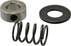 TE-CO - 5/8" Size, Black Oxide Coated Washer Clamp Support - Includes Shaft Collar, Spring & Washer - Industrial Tool & Supply