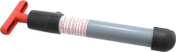 Made in USA - 1/2" Outlet, PVC Hand Operated Transfer Pump - 4 oz per Stroke, For Petroleum - Industrial Tool & Supply