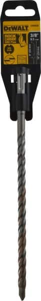 DeWALT - 3/8" Diam, SDS-Plus Shank, Carbide-Tipped Rotary & Hammer Drill Bit - Industrial Tool & Supply
