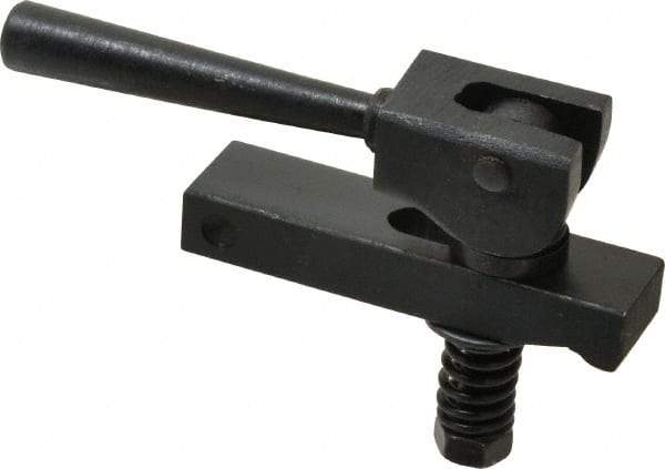 Value Collection - 1/4-20 Tap Size, Steel Strap Clamp Assembly - Center Cam, 1/2" Travel, 2-1/2" Strap Len - Industrial Tool & Supply