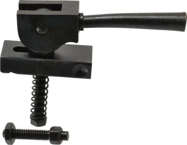 Value Collection - 3/8-16 Tap Size, Steel Strap Clamp Assembly - Center Cam, 5/8" Strap Thickness, 3/4" Travel, 3" Strap Len, 1-1/4" Strap Width - Industrial Tool & Supply