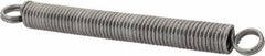 Made in USA - 1/4" OD, 5.8 Lb Max Load, 3-9/16" Max Ext Len, 0.035" Wire Diam Extension Spring - 3.86 Lb/In Rating - Industrial Tool & Supply