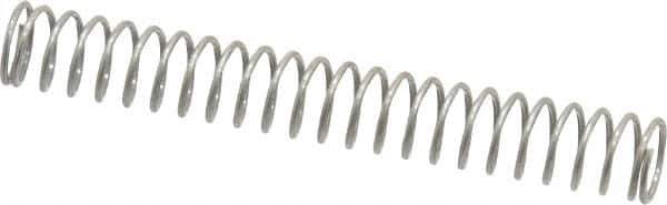 Made in USA - 1/4" OD, 0.022" Wire, Compression Spring - 1.81 Lb Spring Rating - Industrial Tool & Supply