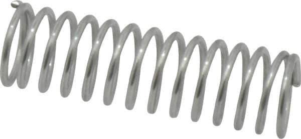 Made in USA - 7/16" OD, 0.041" Wire, Compression Spring - 5.45 Lb Spring Rating - Industrial Tool & Supply