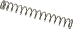 Made in USA - 15/64" OD, 0.032" Wire, Compression Spring - 12.19 Lb Spring Rating - Industrial Tool & Supply