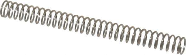 Made in USA - 1/4" OD, 0.026" Wire, Compression Spring - 1.82 Lb Spring Rating - Industrial Tool & Supply