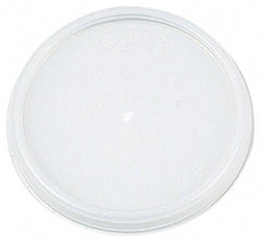 DART - Dart Lids for 12 oz Hot/Cold Foam Cups, Vented - White - Industrial Tool & Supply