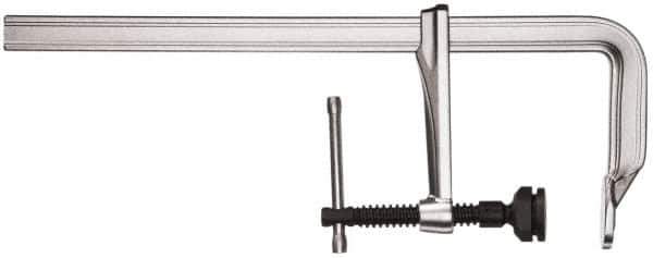Bessey - 5-1/2" Deep Throat, 20" Max Capacity, Standard Sliding Arm Clamp - 2,800 Lb Clamping Pressure, 0.775" Spindle Diam - Industrial Tool & Supply